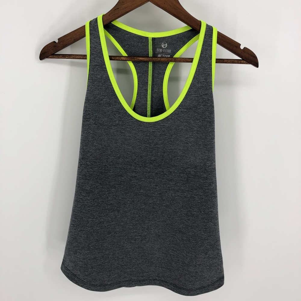 Old Navy semi-fitted racer back active wear top